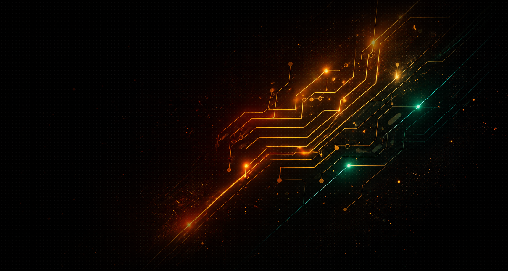 AI circuit background